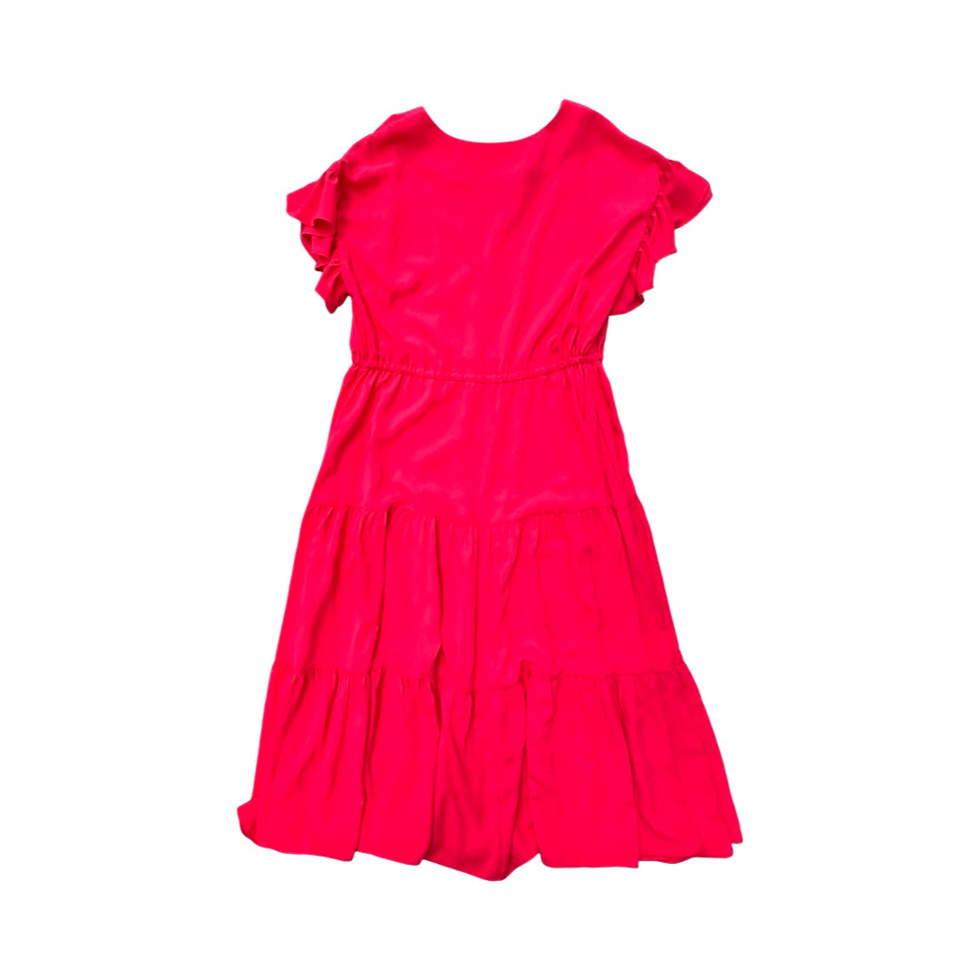 Dress Designer Maxi By Amanda Uprichard In Pink, Size:M