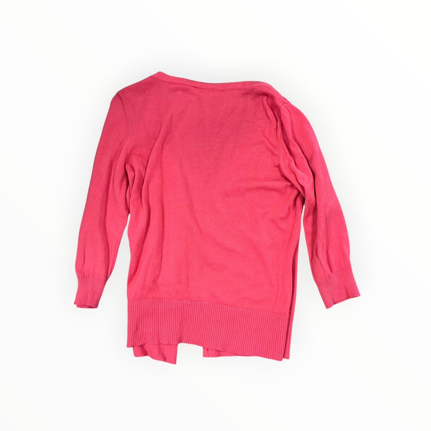 Cardigan By Ab Studio In Pink, Size:Xl