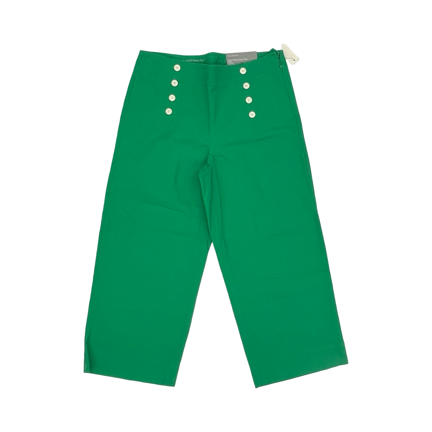 Pants Cropped By Talbots In Green, Size:10