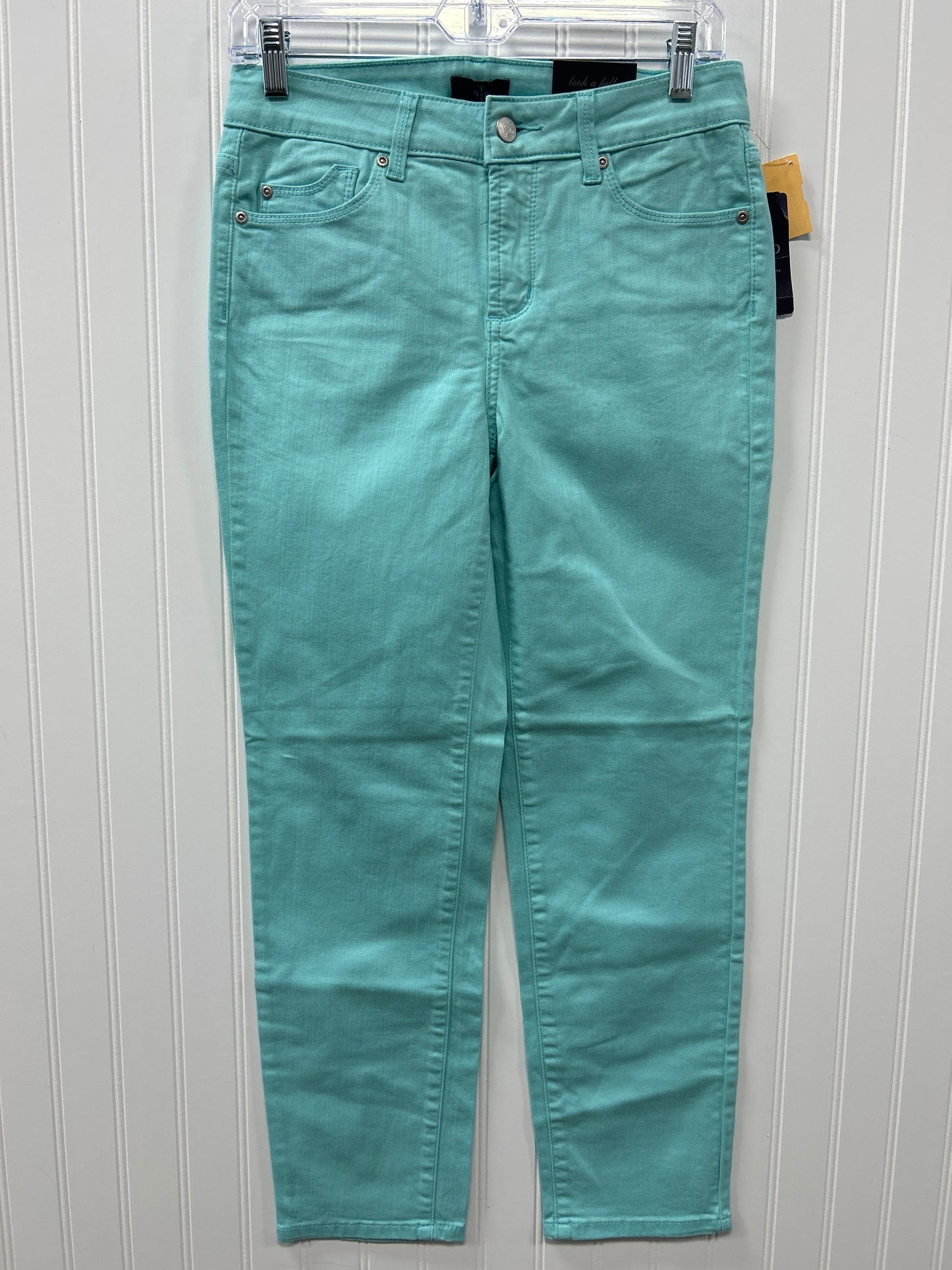 Jeans Straight By Not Your Daughters Jeans In Aqua, Size:4