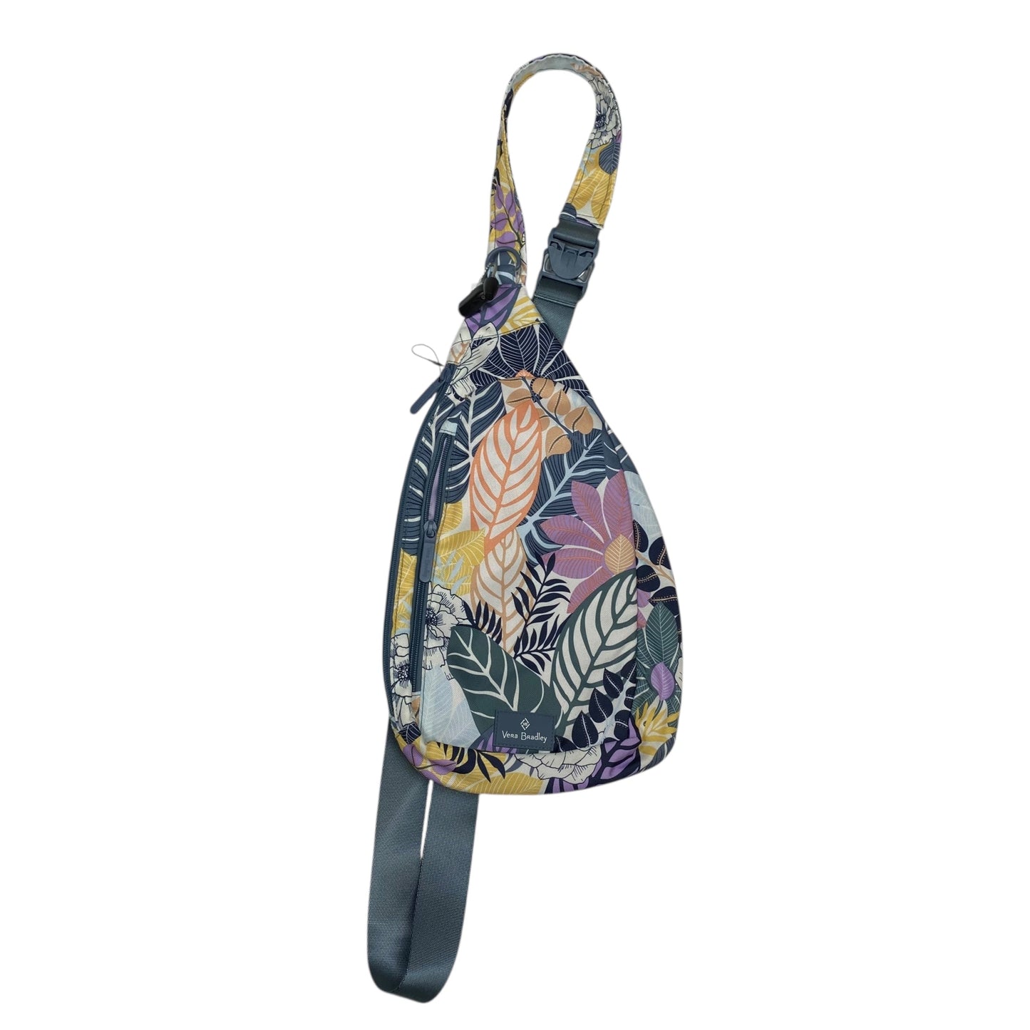 Crossbody By Vera Bradley In Grey & Purple, Size:Large