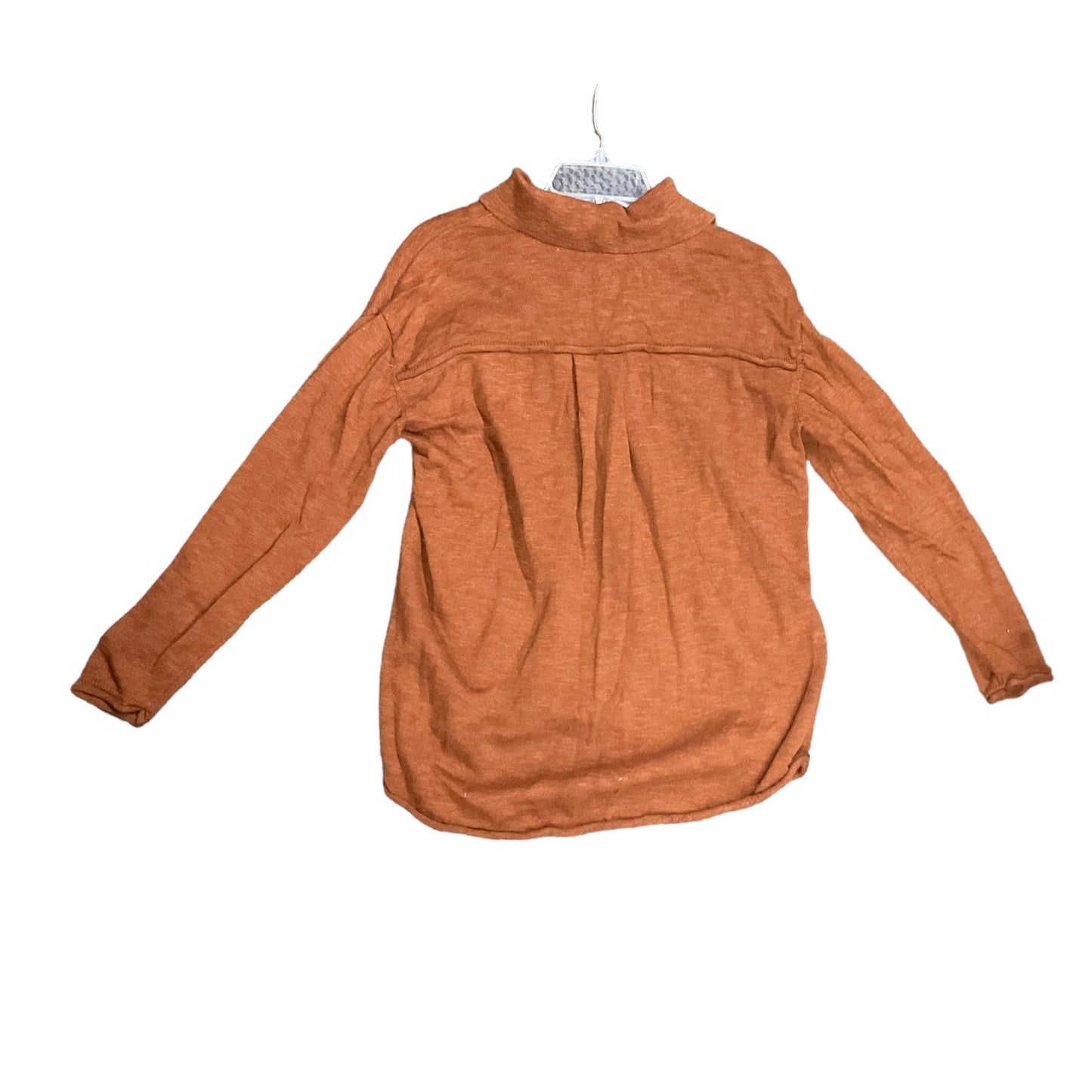 Brown Top Long Sleeve Free People, Size Xs