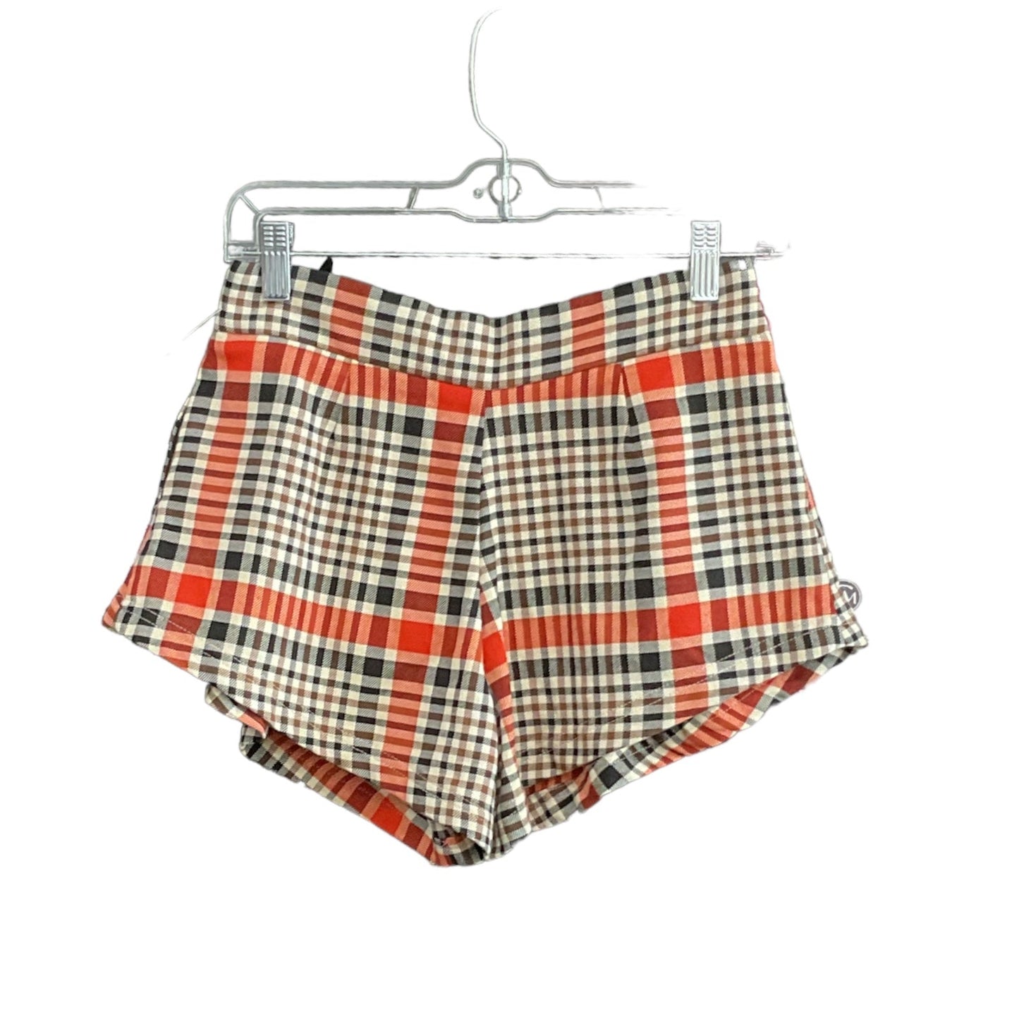 Plaid Pattern Shorts Free People, Size 0