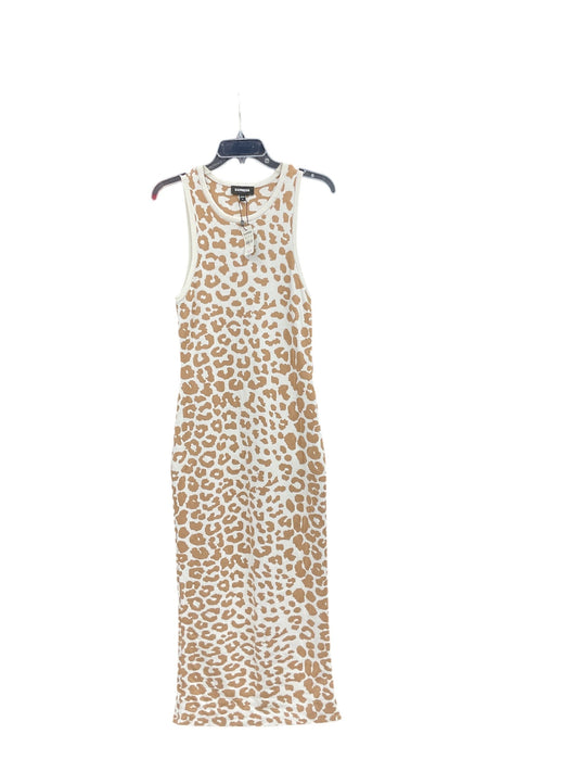 Dress Casual Maxi By Express In Animal Print, Size: M