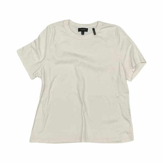 Top Ss Basic By Donna Karan In White, Size:L
