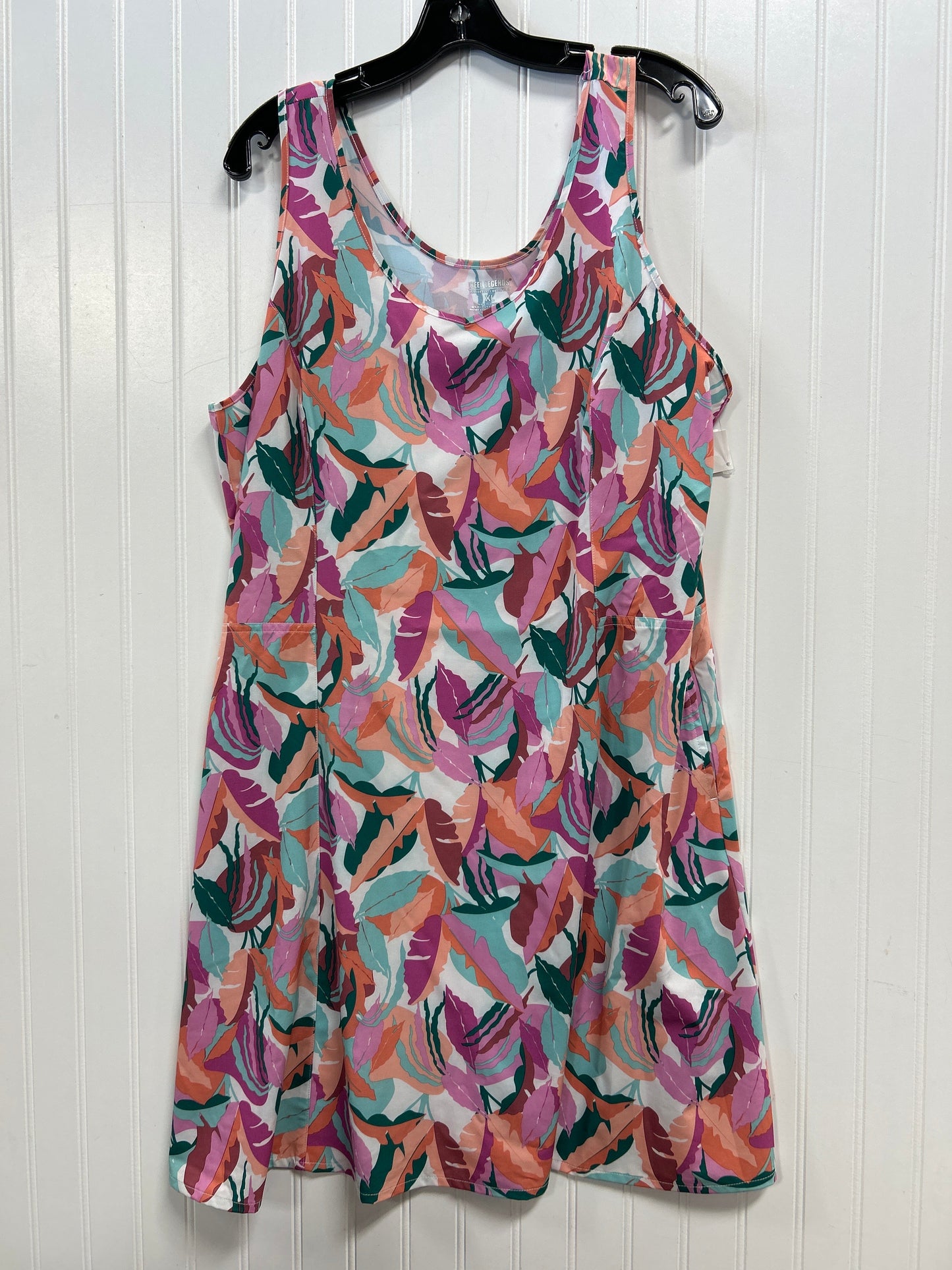 Dress Casual Midi By Reel Legends In Multi, Size:Xl