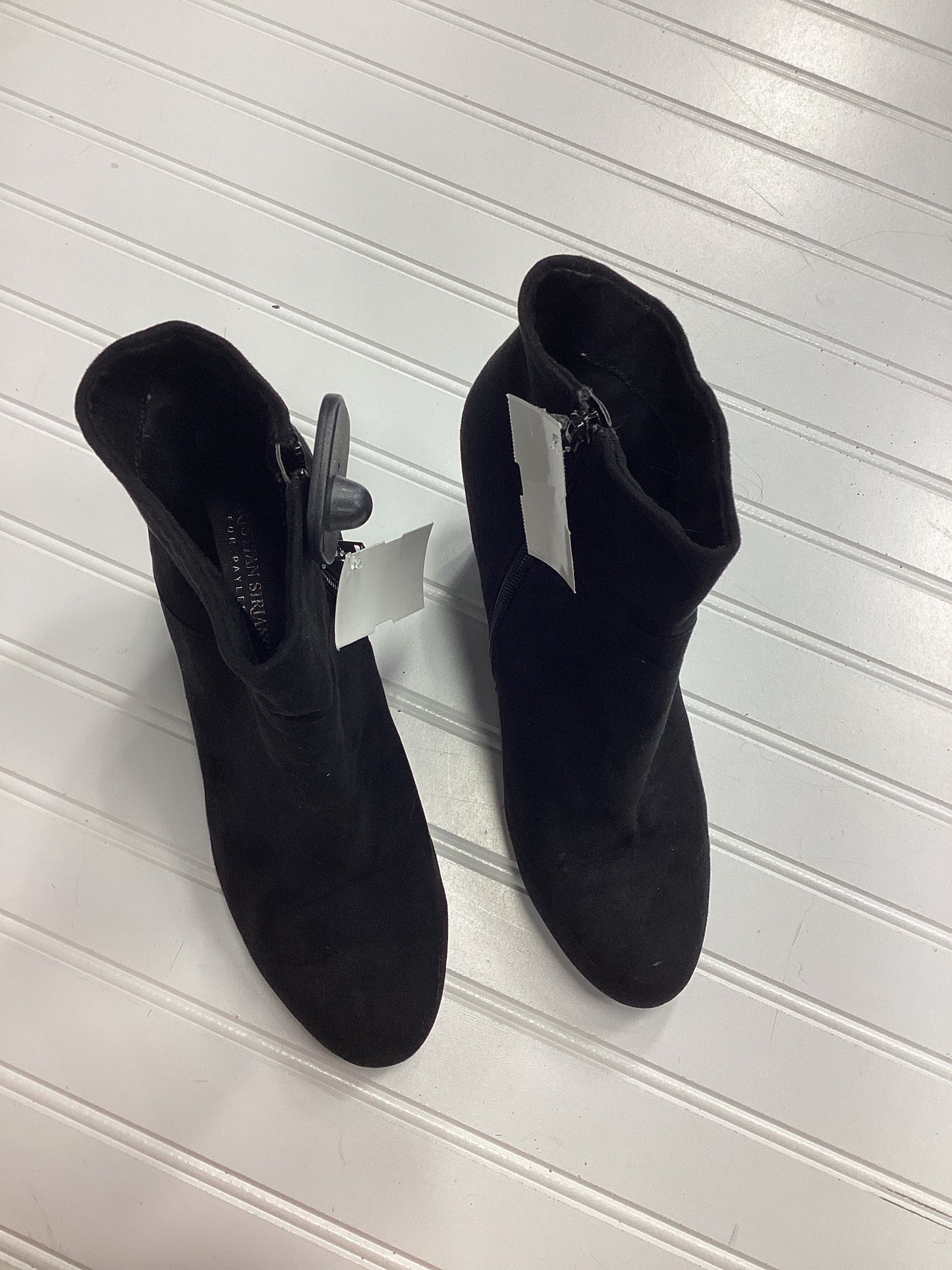 Boots Ankle Heels By Christian Siriano In Black, Size:9.5