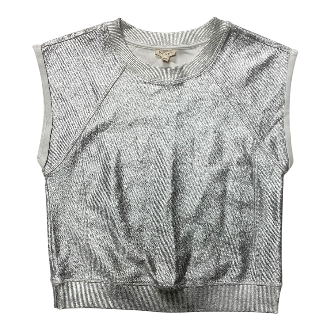 Top Ss By Pilcro In Silver, Size:S
