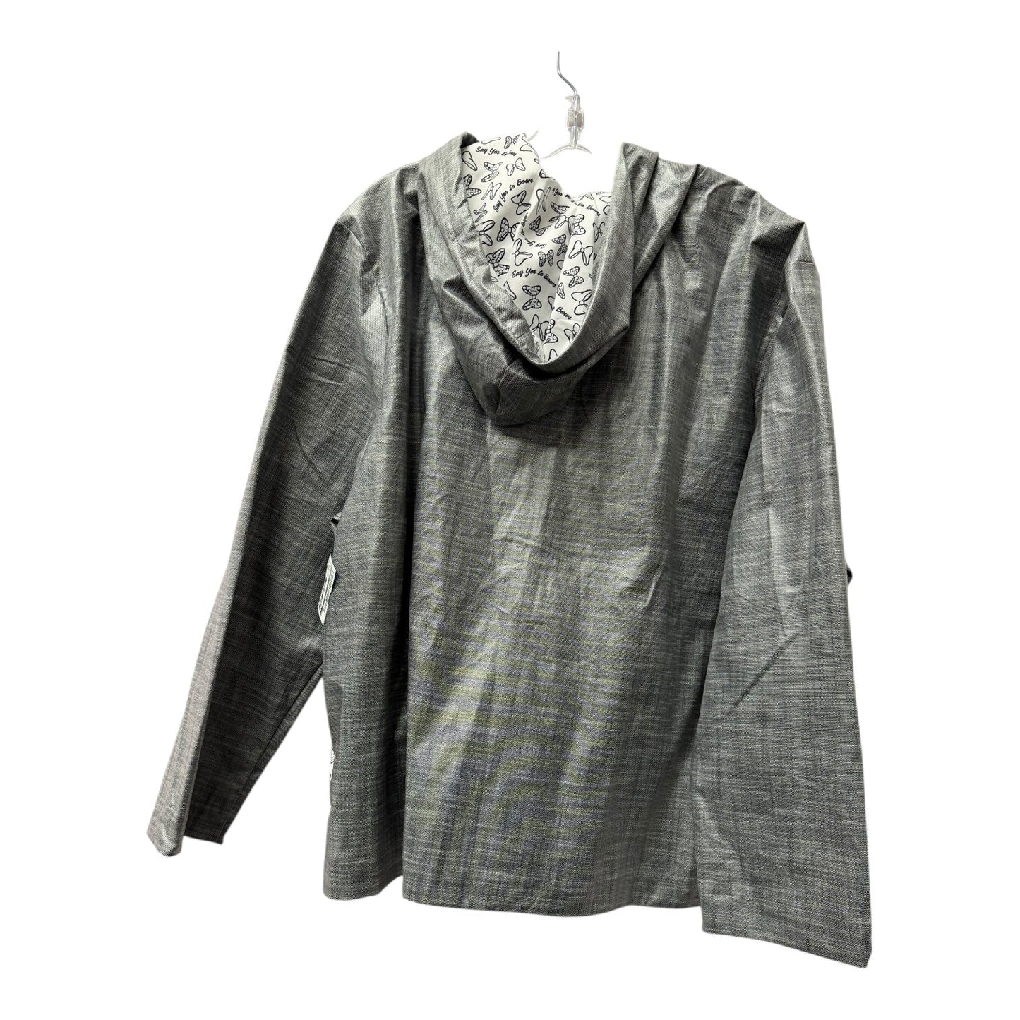 Coat Raincoat By Disney In Grey, Size:2X