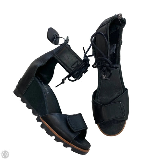 Sandals Designer By Sorel In Black, Size: 9