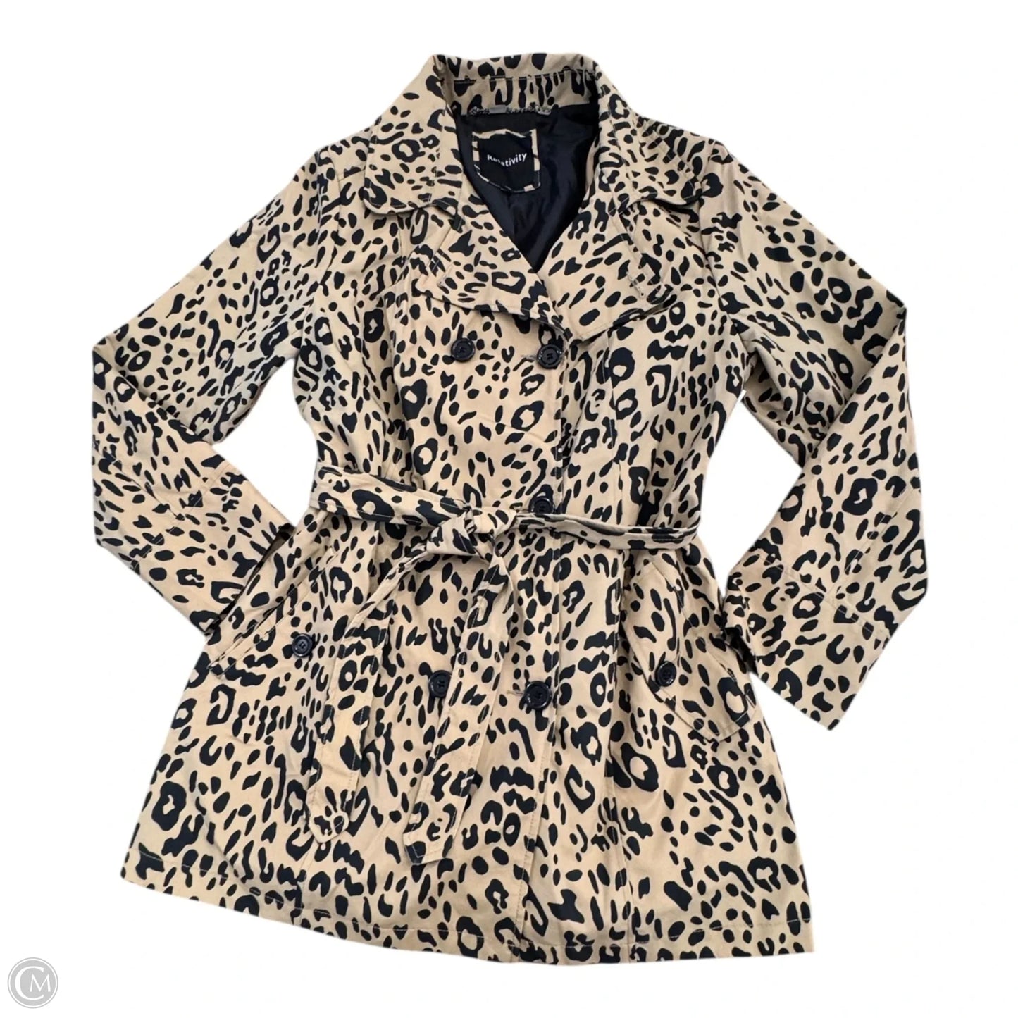 Jacket Utility By Relativity In Animal Print, Size: L