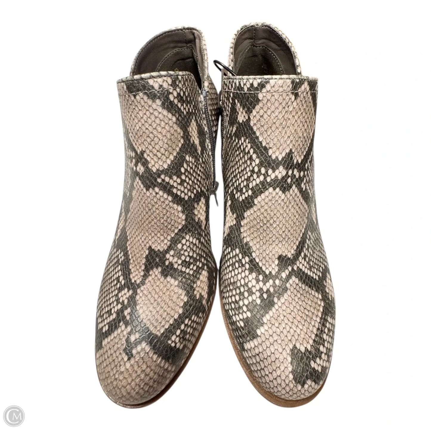 Boots Ankle Heels By Fergie In Animal Print, Size: 8.5