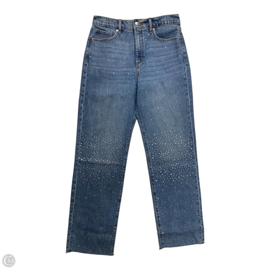 Jeans Wide Leg By Loft In Blue Denim, Size: 6