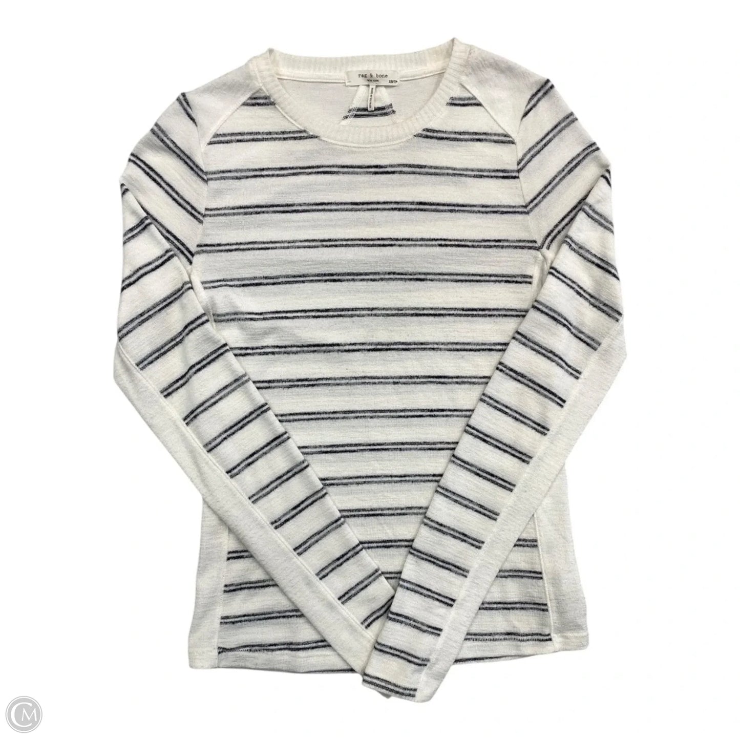 Top Long Sleeve By Rag And Bone In Striped Pattern, Size: Xs