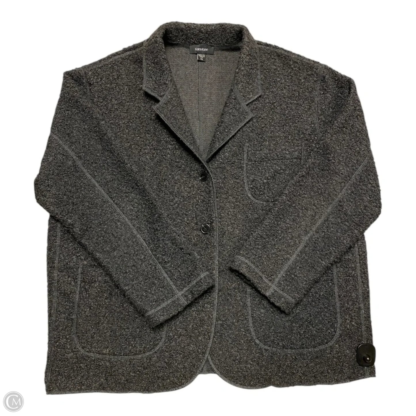 Coat Other By Karen Kane In Grey, Size: 3x