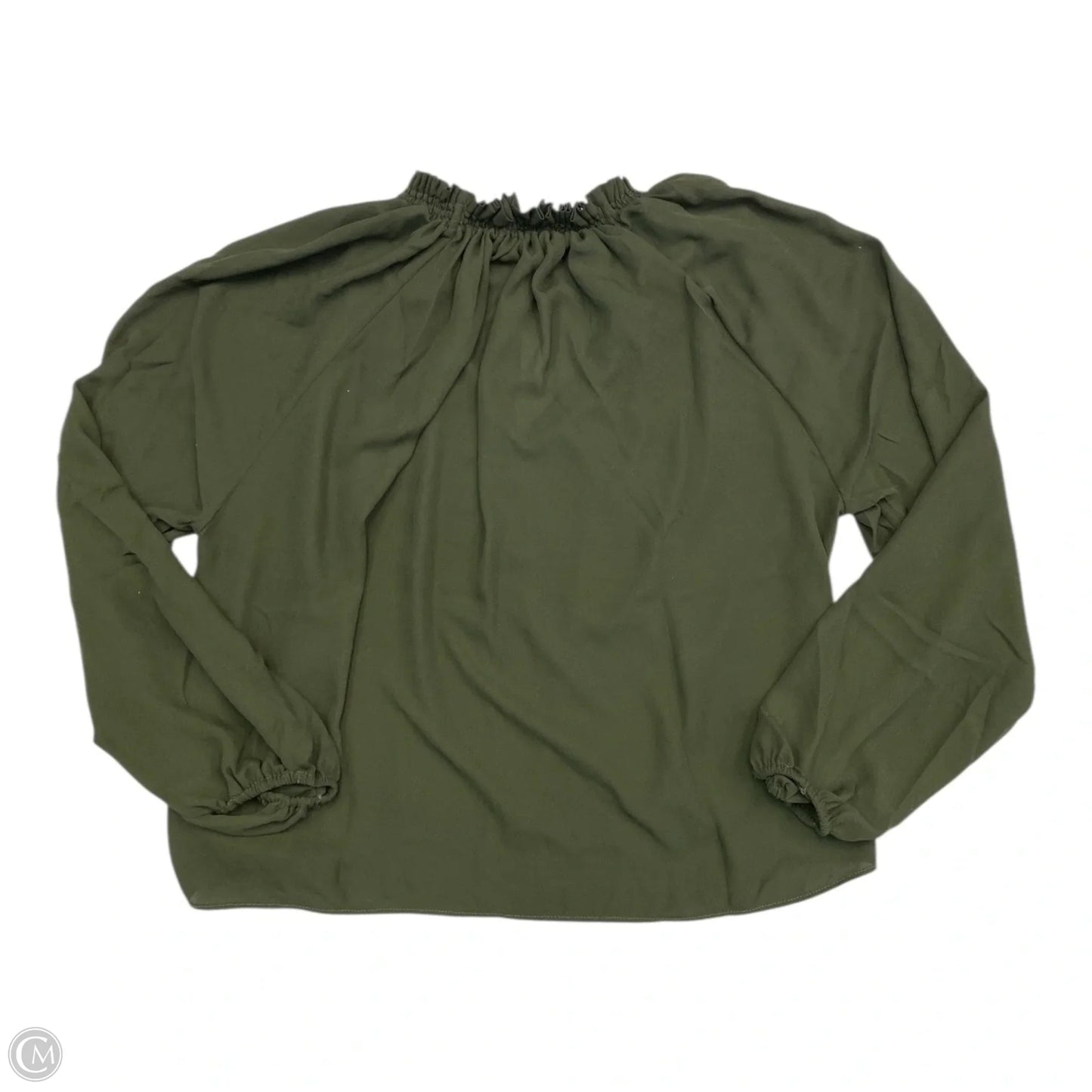 Top Long Sleeve By Madewell In Green, Size: S