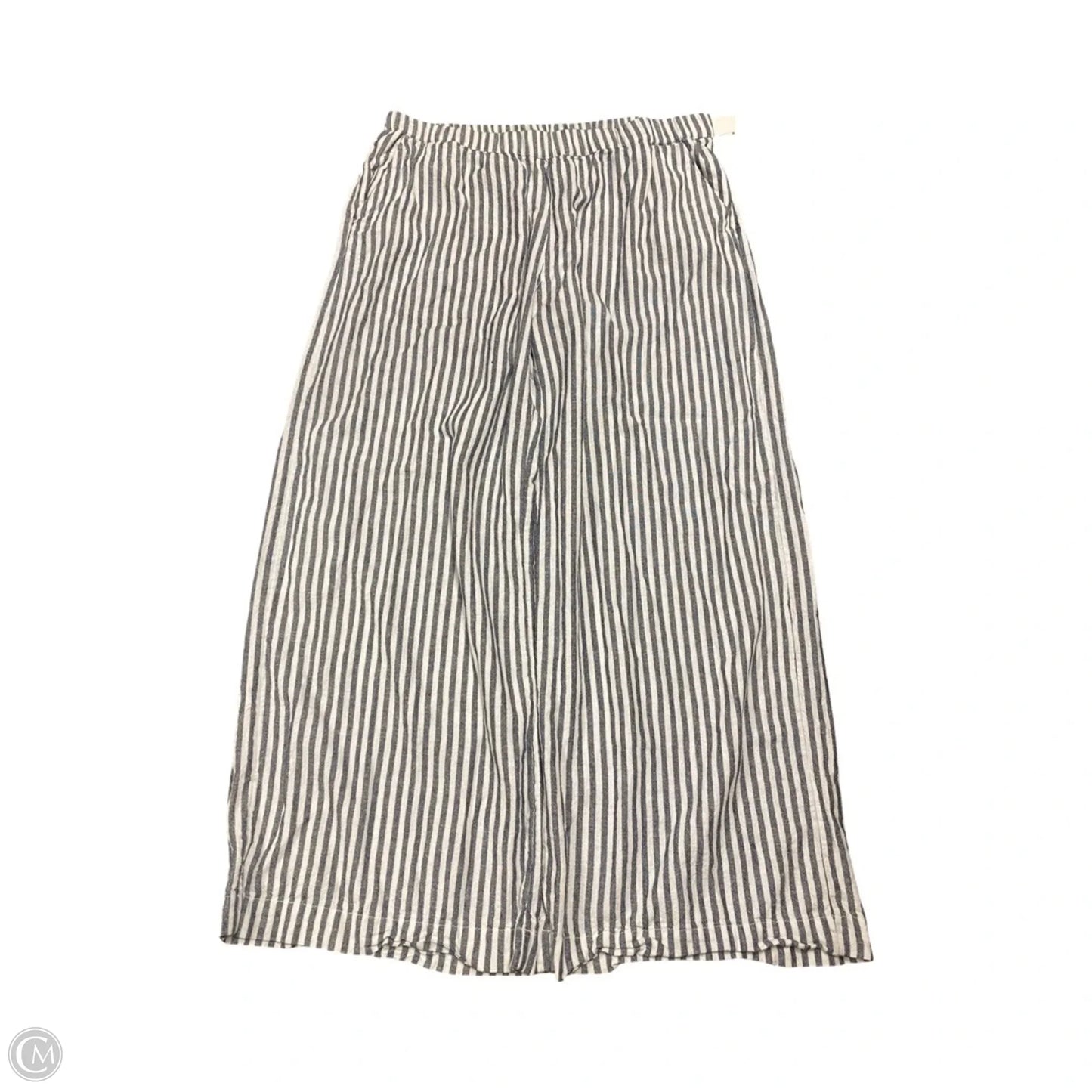 Pants Wide Leg By Caslon In Striped Pattern, Size: L