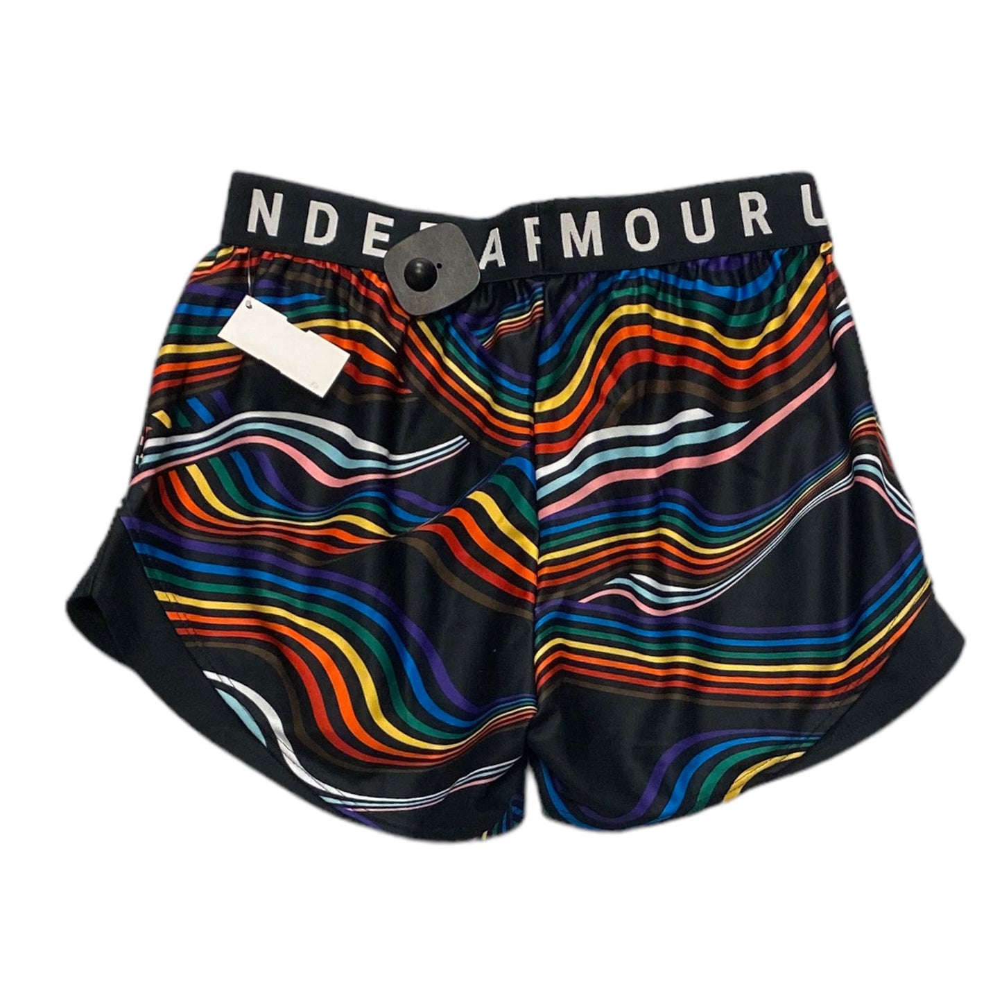 Rainbow Print Athletic Shorts Under Armour, Size Xs