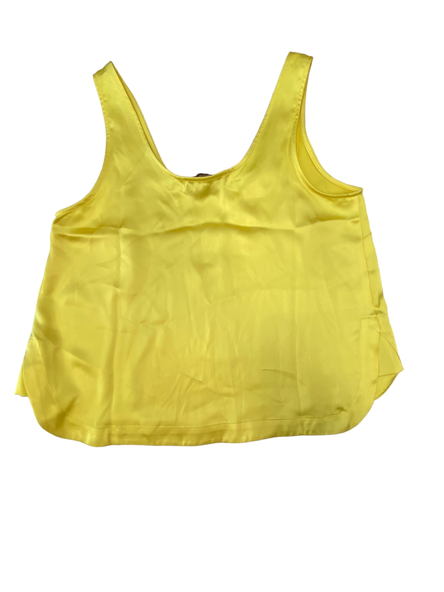 Yellow Top Sleeveless Loft, Size S