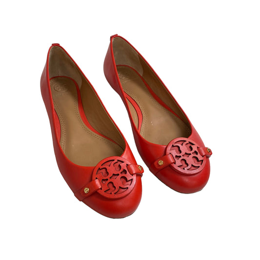 Red Shoes Designer Tory Burch, Size 7.5