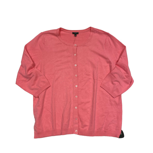 Pink Sweater Cardigan Talbots, Size 2x