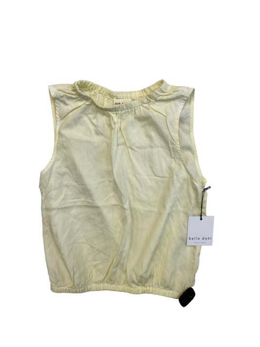 Yellow Top Sleeveless Cloth & Stone, Size S