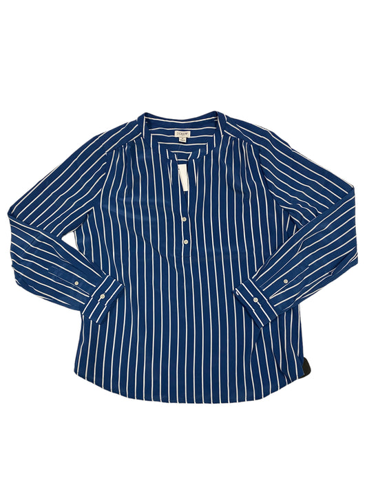 Top Long Sleeve By J. Crew In Striped Pattern, Size: M