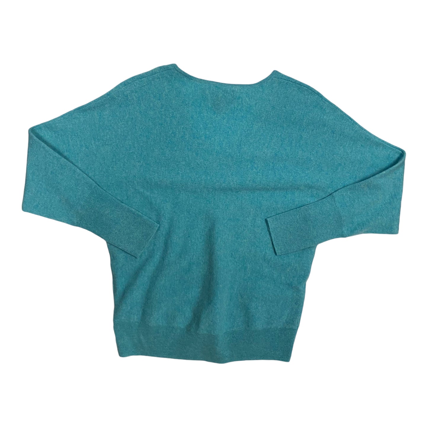 Sweater Cashmere By Tahari By Arthur Levine In Teal, Size: M