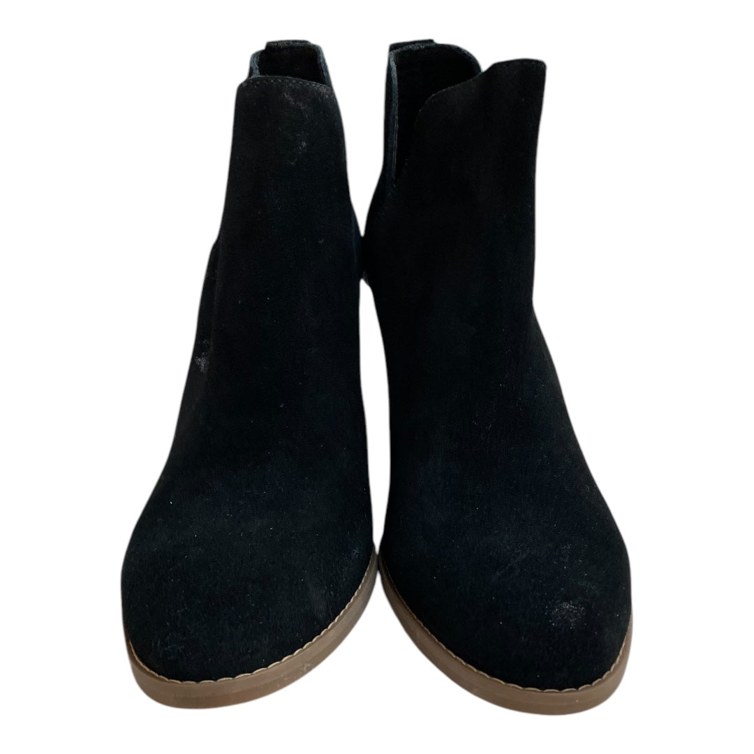 Boots Ankle Heels By Toms In Black, Size: 9.5