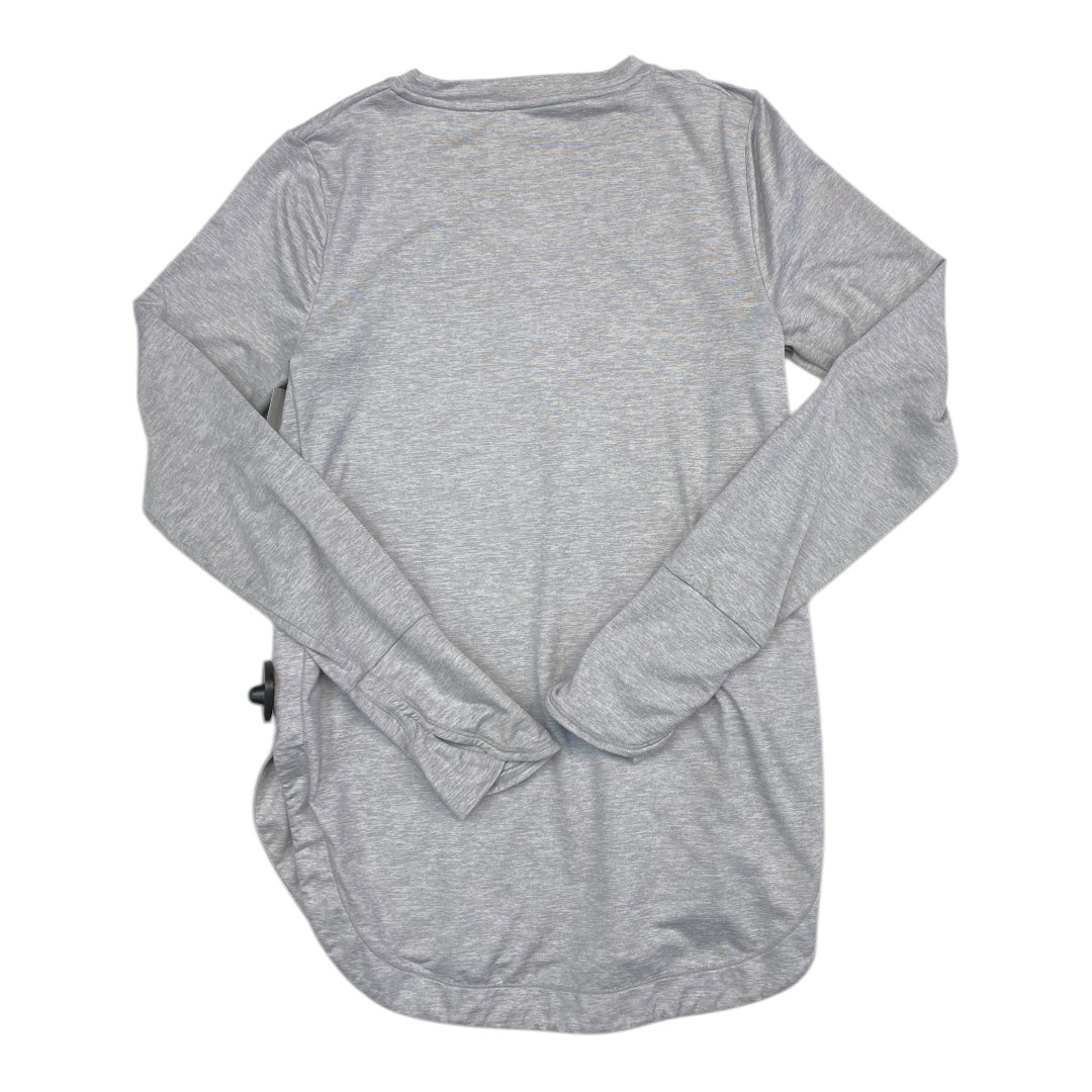 Athletic Top Long Sleeve Crewneck By Athleta In Grey, Size: S