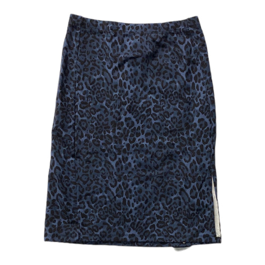 Animal Print Skirt Midi Tahari By Arthur Levine, Size Xs