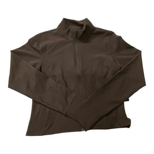 Brown Athletic Jacket 90 Degrees By Reflex, Size Xl