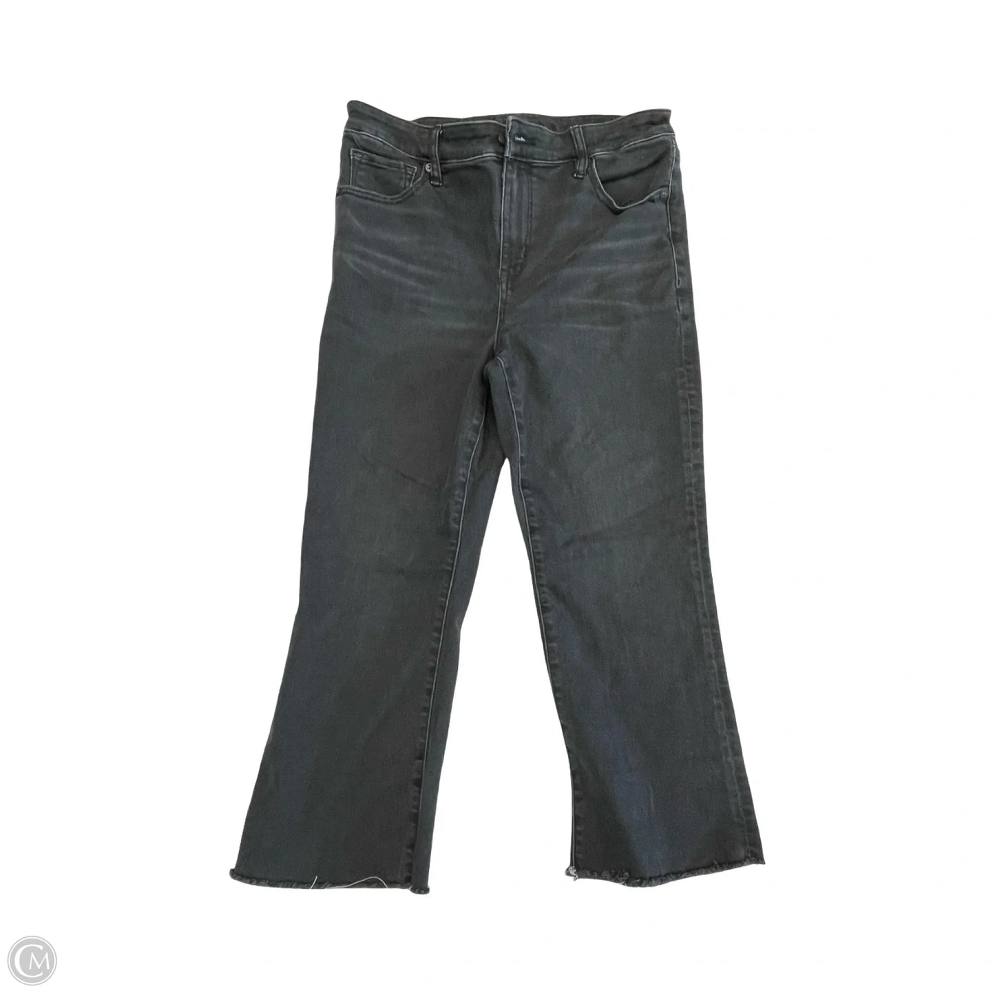 Jeans Boot Cut By American Eagle In Black Denim, Size: 10