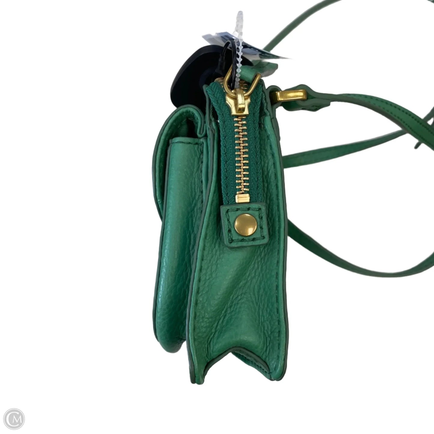 Handbag Leather By Fossil, Size: Small