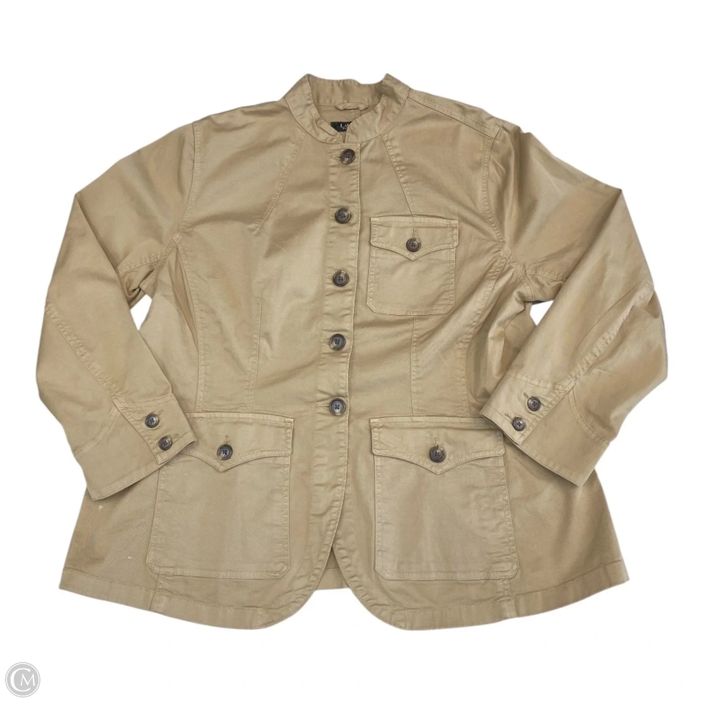 Blazer By Lauren By Ralph Lauren In Cream, Size: 16