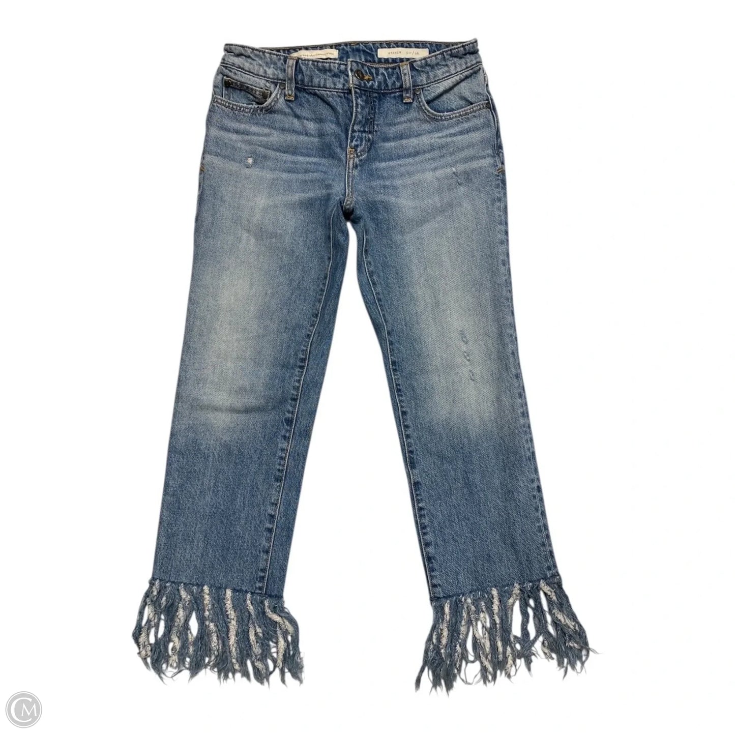 Jeans Straight By Pilcro In Blue Denim, Size: 2