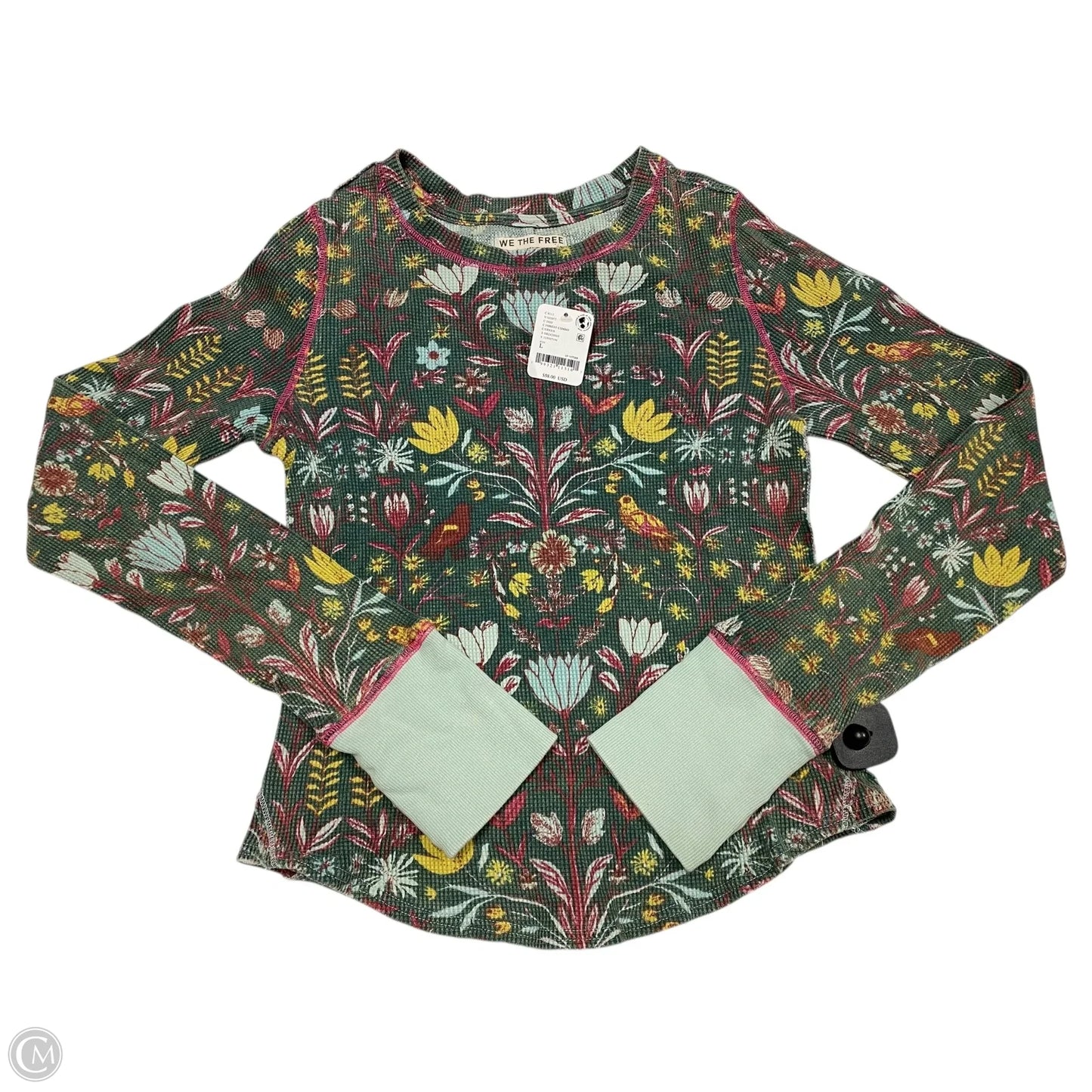 Top Long Sleeve By We The Free In Multi-colored, Size: L