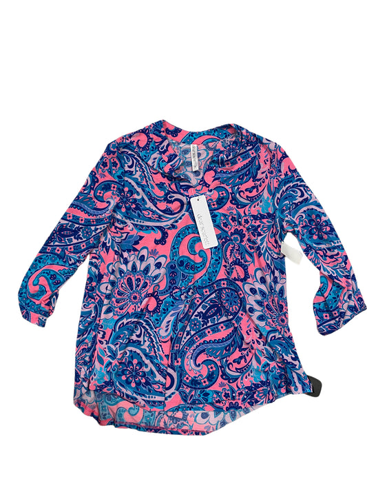 Multi-colored Top Long Sleeve Cmc, Size M