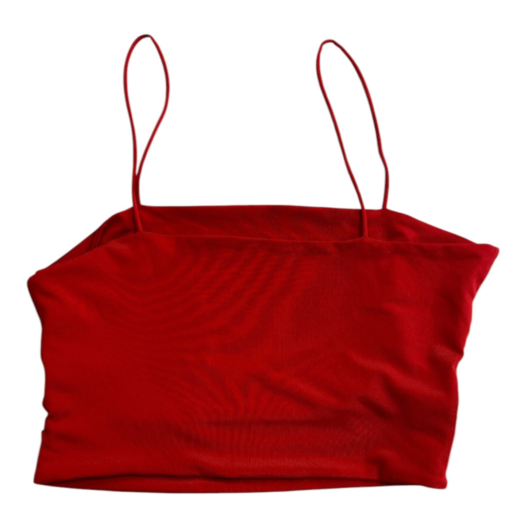 Top Sleeveless By Shein In Red, Size: Xs