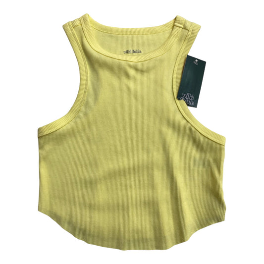 Top Sleeveless Basic By Wild Fable In Yellow, Size: S