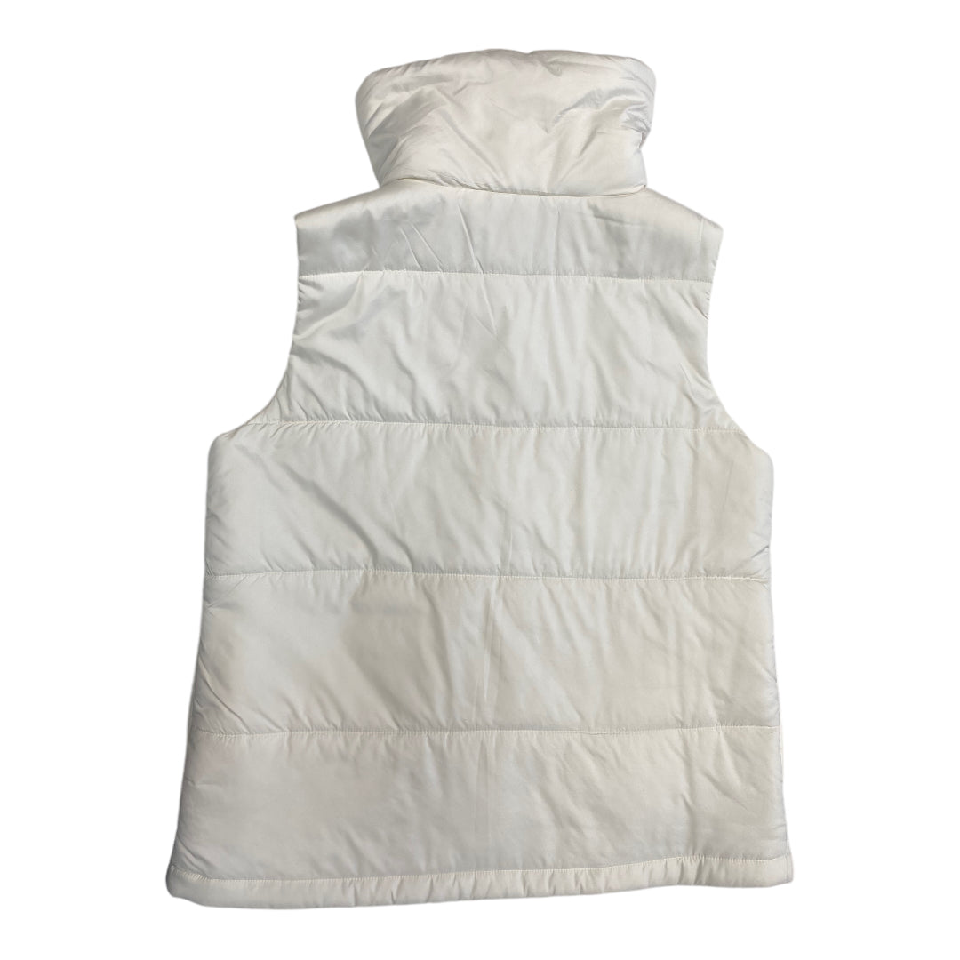 Vest Puffer & Quilted By Liz Claiborne In White, Size: S