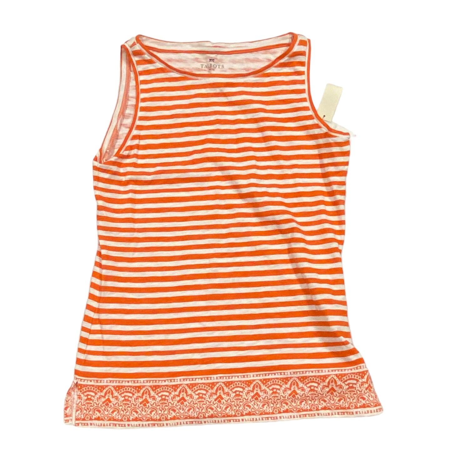 Striped Pattern Top Sleeveless Talbots, Size Petite