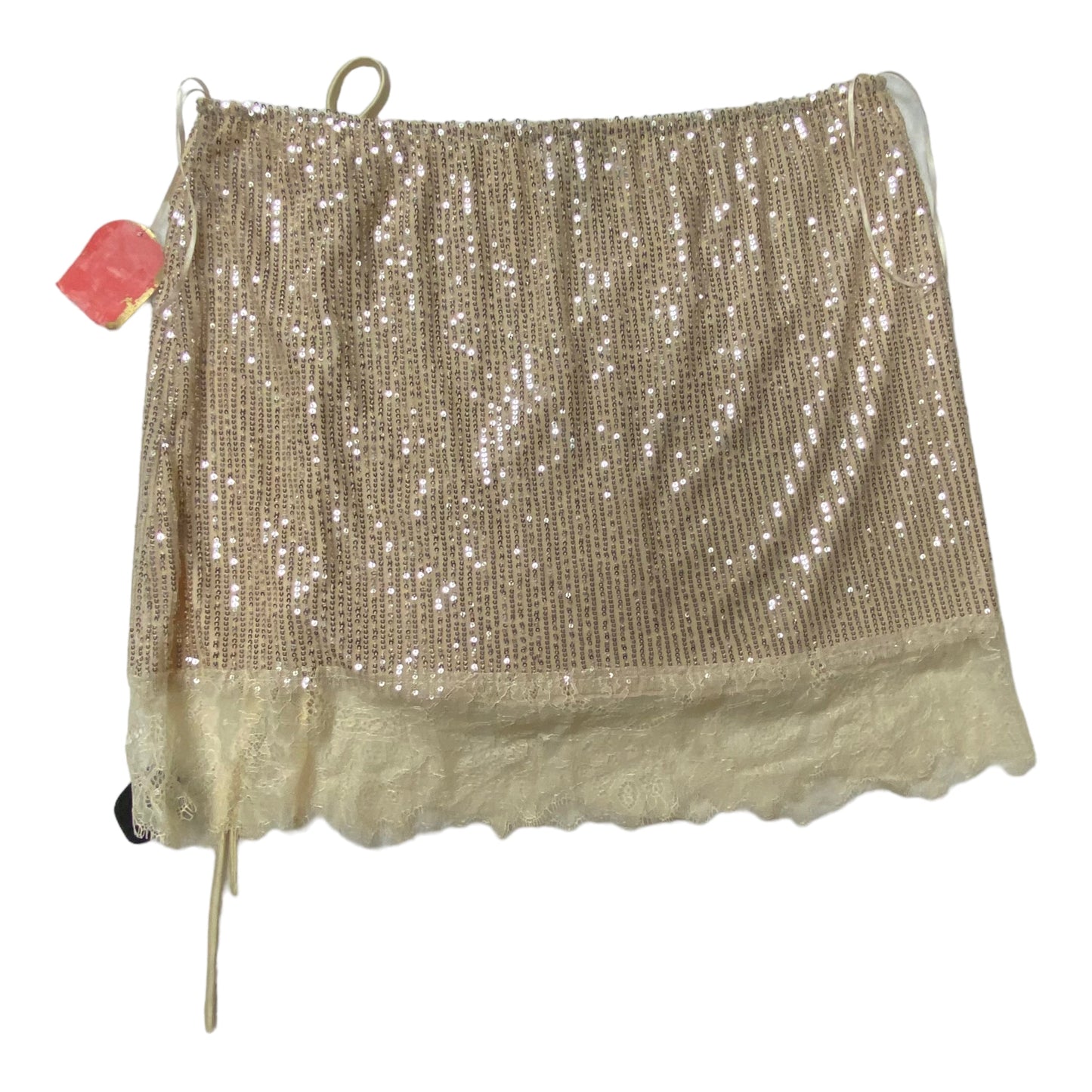 Gold Skirt Mini & Short Cmc, Size 1x