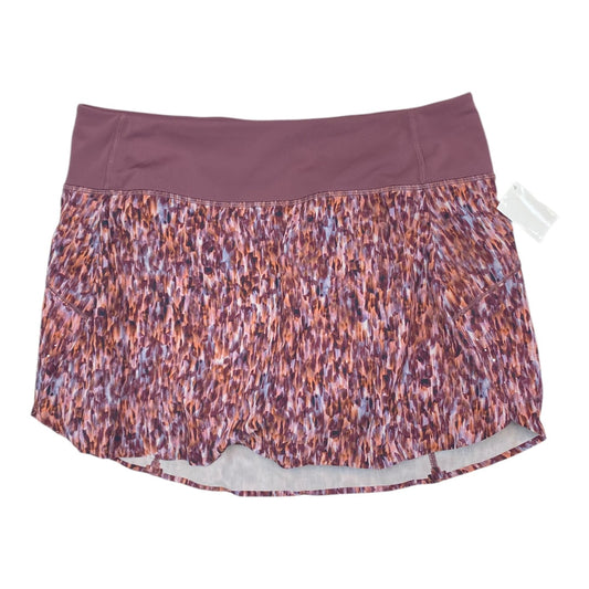 Athletic Skort By Athleta In Multi-colored, Size: L