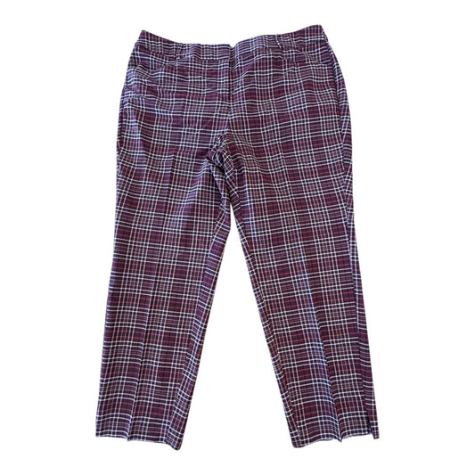 Pants Other By Lane Bryant In Plaid Pattern, Size: 2x