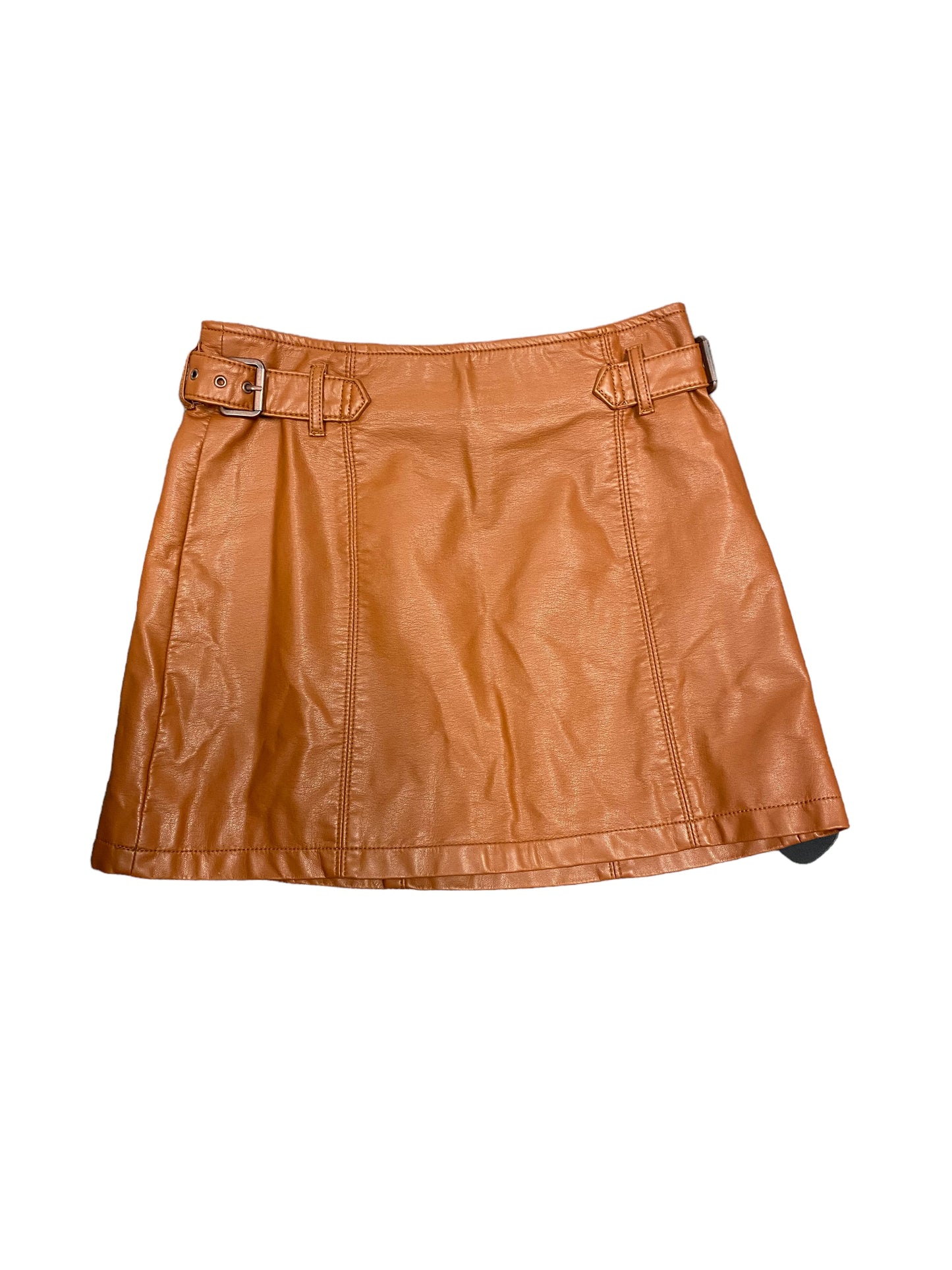 Brown Skirt Midi Free People, Size 0