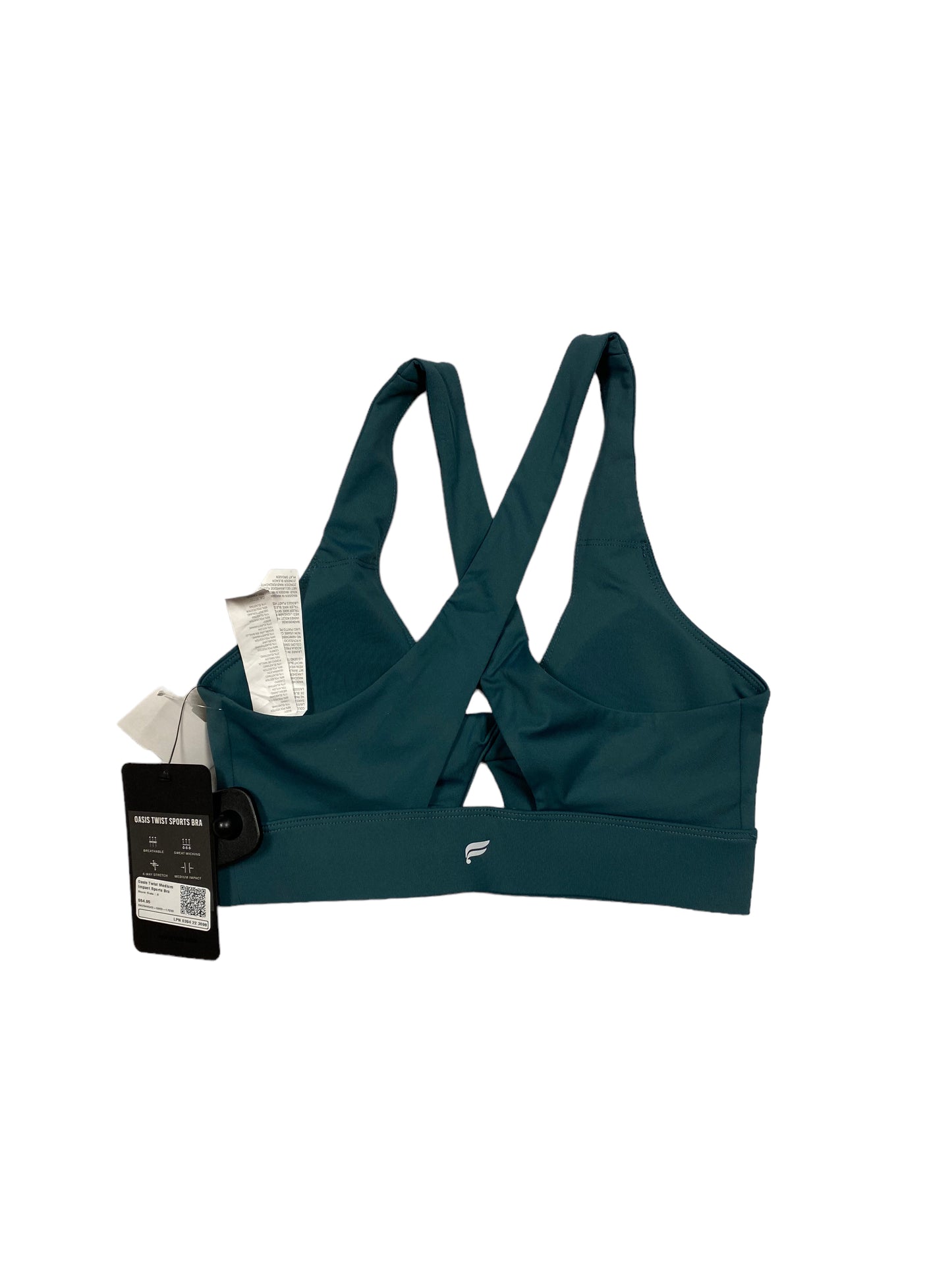 Athletic Bra By Fabletics In Teal, Size: S