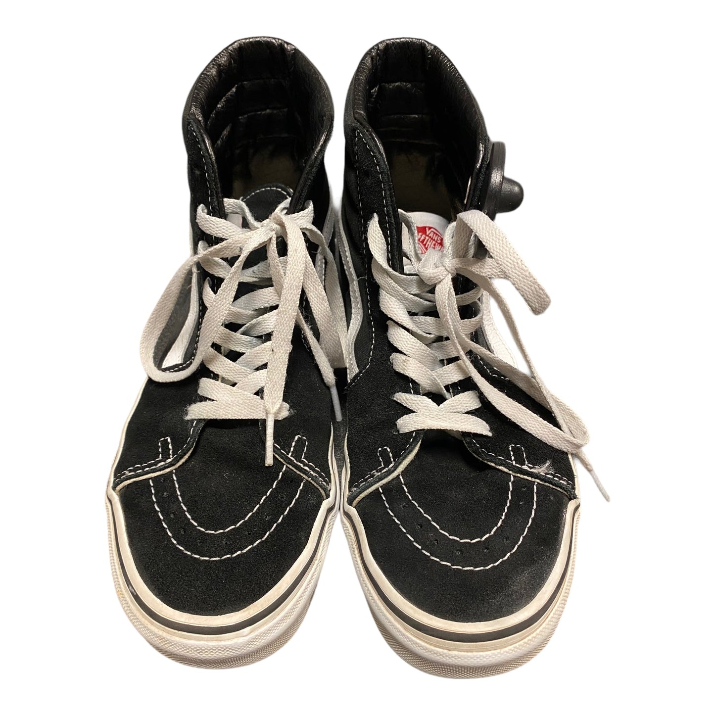 Black & White Shoes Sneakers Vans, Size 9.5