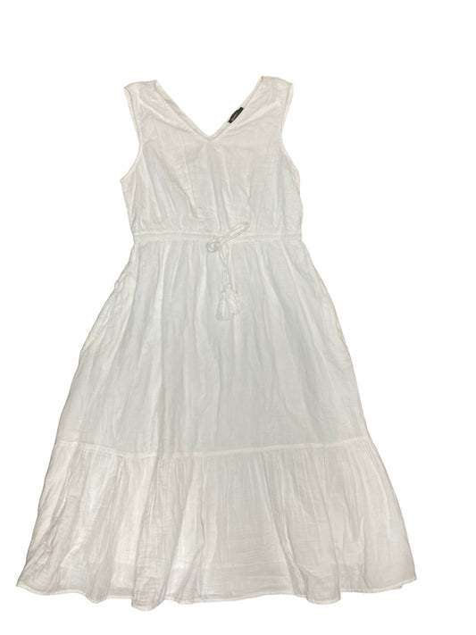 White Dress Casual Midi Style And Company, Size L