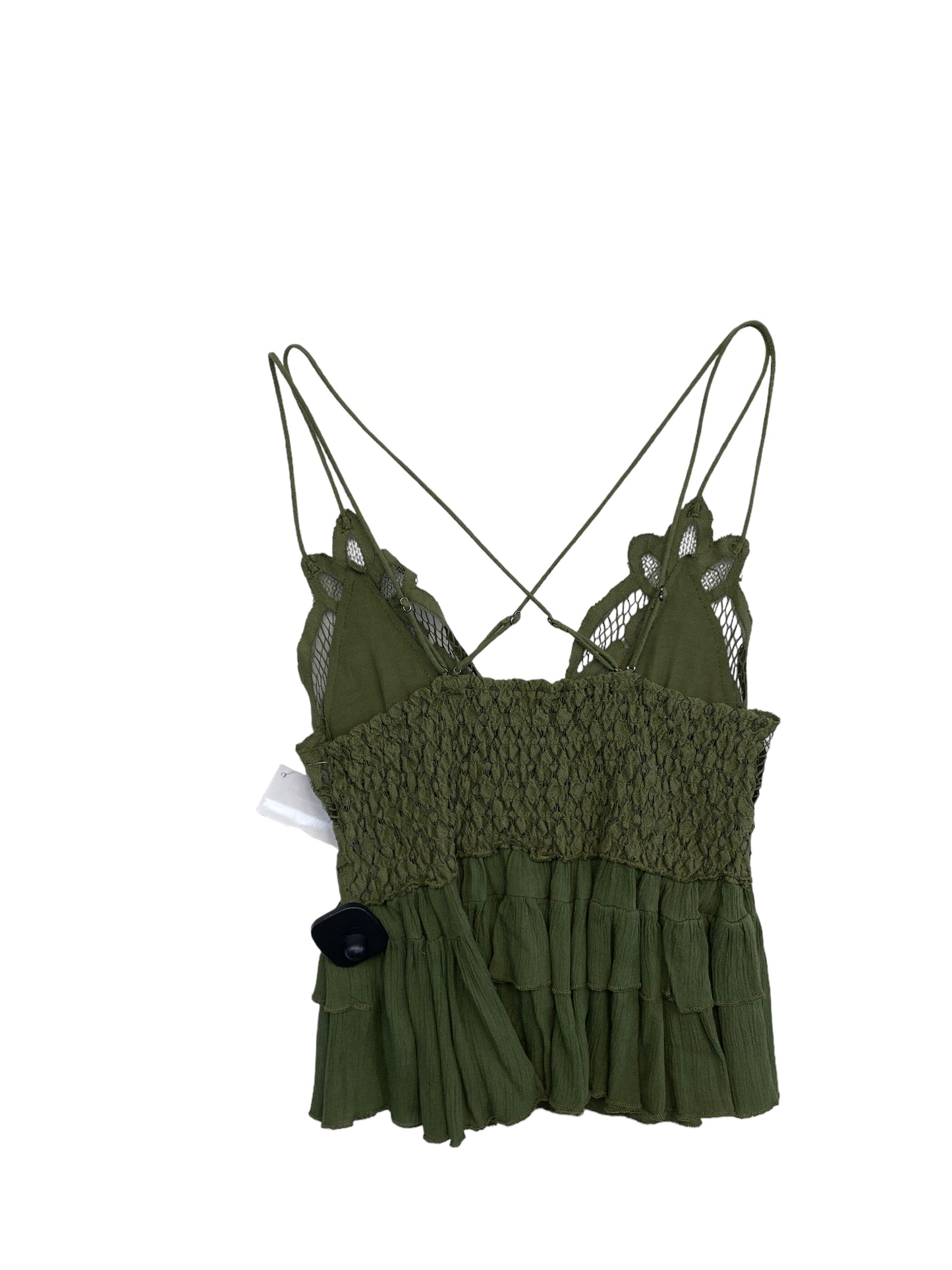 Green Top Sleeveless Free People, Size S